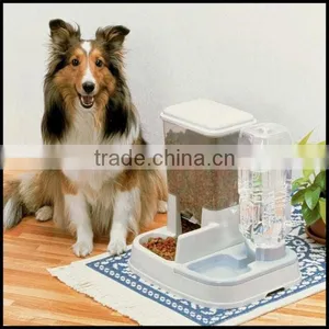 Water PET Food Tray Bowls Automatic Feeder Dog BLUE WHITE Puppy Dispenser Dish Bowls,custom Plastic Pet Bowls Manufacturer thumbnail-1