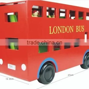 Wooden Bus;London Bus;toy Bus thumbnail-1
