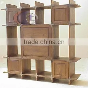 Book Shelves Solid Teak Wood thumbnail-1