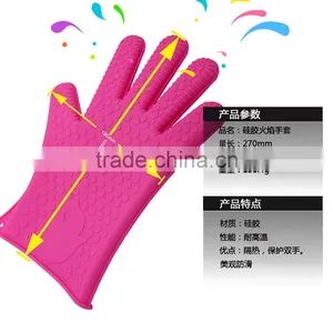 On Sale!Heat Resistant BBQ and Cooking Silicone Gloves Baking Gloves Safe Hands Gloves thumbnail-6