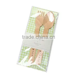 Factory Natural Deaign Bamboo Chinese Disposable Tableware Set thumbnail-2