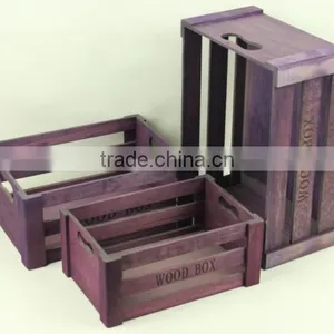 Wholesale Wooden Wine Crate Fruite Crate thumbnail-1