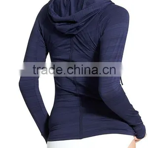 Custom Rash Guard New Design Super Soft Quick Recycled Sun Protection Nylon Solid Long Sleeve Zipper Blank Rash Guard thumbnail-3