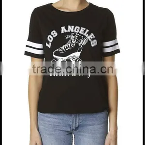 High Quality Cotton Custom Printed Womens Tshirt thumbnail-1