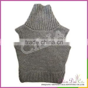 2017 Latest Design Fancy Acrylic and Mohair Sweater Vest for Girl thumbnail-2