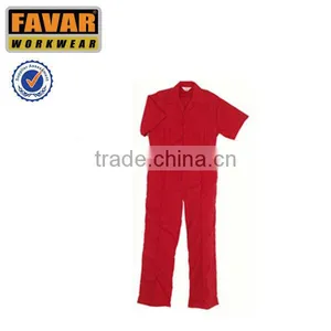 Short Sleeve Poplin Coverall Summer Coveralls Workwear thumbnail-1