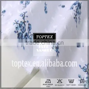 100% Cotton Printed Swiss Dot for Dress Shirt Fabric thumbnail-2