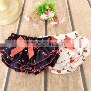 Cute Baby Cotton Bloomer Froal Diaper Cover With Bowknot Silk Ribbon Froal Patterns to Choose From us thumbnail-3