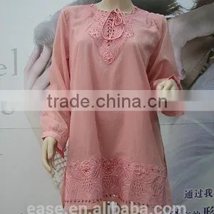 Woman Embroidery Jumper Long Blouse thumbnail-4