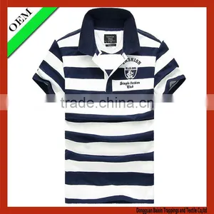 Polo Shirt Short Sleeve for Men,wholesale Striped T-shirt,custom Polo Shirt thumbnail-1