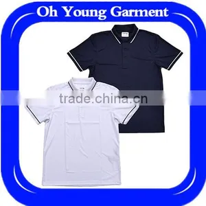 High Quality Blank Plian-shirts 100%polyester Sports Grm Wear Running Mens Polo Shirt Dry Fit Quick-dry Polo Shirt thumbnail-1