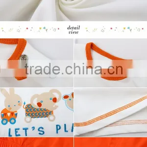 Summer Soft Cotton Wholesale Baby Boy Clothes Newborn Baby Clothing Set thumbnail-4