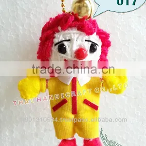 Handmade Keychains Keyrings Voodoo Doll String Accessories Bag Gifts thumbnail-1