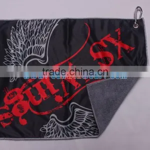 Golf Towel With Clip Rings thumbnail-3