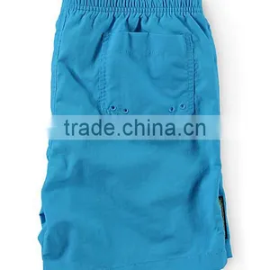 Wholesale Poly Plain Dyed Elastic Shorts Men Beach Swim Men Shorts thumbnail-4