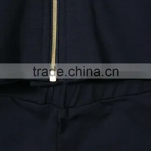 2017 New Style Children Fashion Contrast Pocket Tracksuit Baby Girl Boutique Clothing Sets Wholesale thumbnail-3
