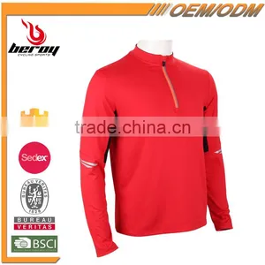 Wholesale Mens Plain Long Sleeve Thermal T Shirt for Sports Fitness thumbnail-3