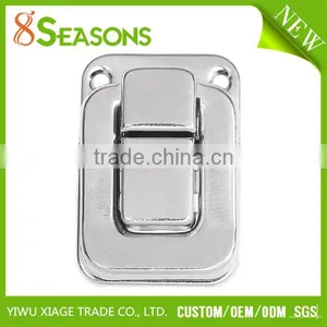 Silver Tone Toggle Catch Latch Suitcase Case Box Trunk Box thumbnail-1