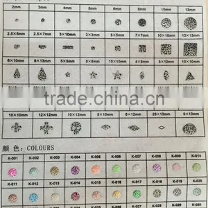 New Item High Quality Fashion Leopard Print Flat Nailhead Hotfix Studs for Clothing thumbnail-1