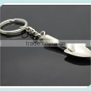 Novelty Mini Shovel Keychains Metal Spade Keyrings thumbnail-1