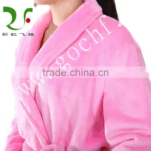 100% Cotton Soft Velvet Spa Robe thumbnail-2