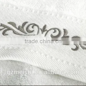 Luxury Custom Terry White 5 Star Hotel Cotton Shower Towel With Monogrammed Logo thumbnail-5