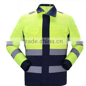 New Fashion Yellow Safety Reflective Jacket Unisex Workwear thumbnail-1