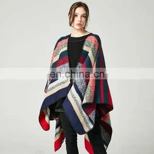 Ms. Bar Europe Cashmere Shawl Scarf Long Cloak thumbnail-6