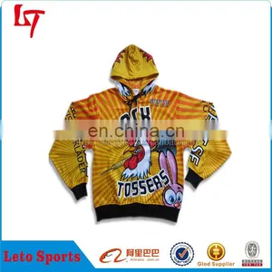 Factory Price Fashional Style Hoodie Jersey Custom Sublimation Printing thumbnail-1