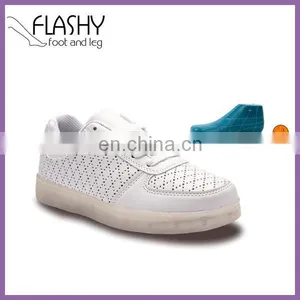Wholesale White Light Casual Shoes Lady Leisure Sneakers thumbnail-1