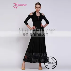 M-38 High Quality Professional Customized Dancing Waltz Practice Dress thumbnail-1