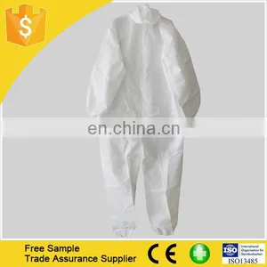 Xiantao Factory SMS Coverall Non Woven Disposable Waterproof With Hood thumbnail-4