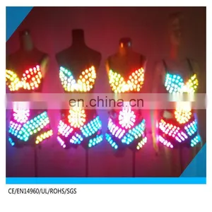Cute Light Emitting Dress Hot Sexy LED Bikini Led Bra thumbnail-1
