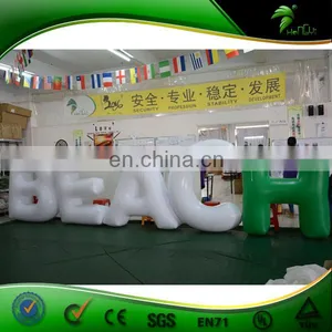 Custom Inflatable Led Lighting Letter Balloon Brand Advertising Helium Ball Trade Show Parade Inflatables thumbnail-3