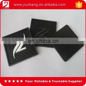 3D Custom PVC Glass Drink Coaster With Embossed Logo for Mass Selling thumbnail-1