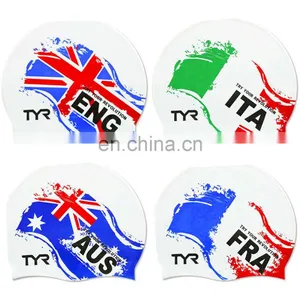 Country Flag Silicone Swim Cap 2018 thumbnail-2