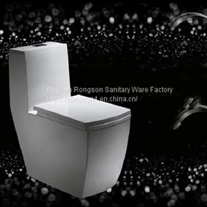 Manufacturer New Deisng Big Size Ceramic Bathroom Sanitary Ware White One Piece Toilet thumbnail-1