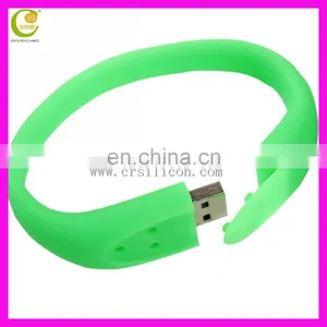 Promotional Silicone Band Rubber Wristband 2GB 4GB 8GB USB Stick Memory thumbnail-4