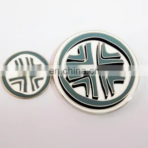 Chirstmas Golf Plastic Poker Chip Ball Markers / Printing Sticker on Both Side Plastic Ball Marker thumbnail-5