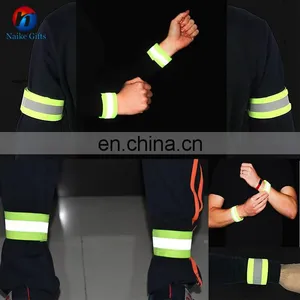 High Visibility and Safety Elastic Reflective Wristband/Reflective Armband thumbnail-5