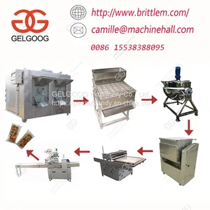 Healthy Snack Peanut Brittle Candy Production Equipment For Sale thumbnail-1