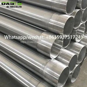 Water Well Stainless Steel v Wire Wrapped Screen Pipe/rod Base Well Screens thumbnail-3