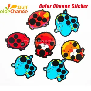 Liquid Crystal Fever Thermometer Sticker Baby Forehead Thermometer thumbnail-1