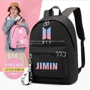 Amazon Hot Sale Customize College Girls Kpop Bts Bag School Backpack Mochilas Student Backpacks thumbnail-1