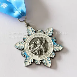 2019 New Hot Sale Custom Metal 3D Sport Medal for Finisher thumbnail-5