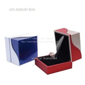 LED Light Jewelry Box Paint Jewelry Ring Display Box Packaging Gift Box Factory Direct Sales Customization thumbnail-4