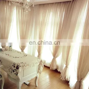 Bedroom,living Room Pure Color Polyester Window Curtain, Fabric Soft With Ten Colors thumbnail-2