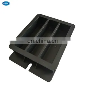 Three Gang 40*40*160cm Black Plastic Concrete Cube Mould(molds) thumbnail-1