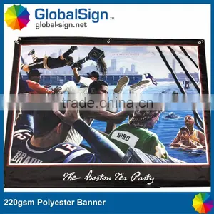 Advertising Knitted Polyester Banners With Pockets thumbnail-2