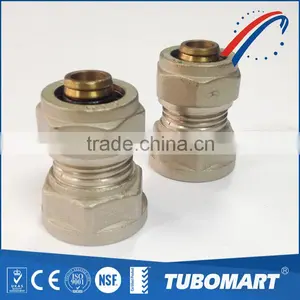 Profession Compression Coupling Demountable Brass Screw Fittings for PAP Pipes thumbnail-6